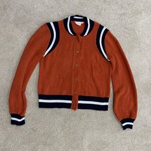 Anthropologie Striped Button Sweater size small 🧡🧡🧡🧡🧡🧡🧡🧡🧡🧡🧡.